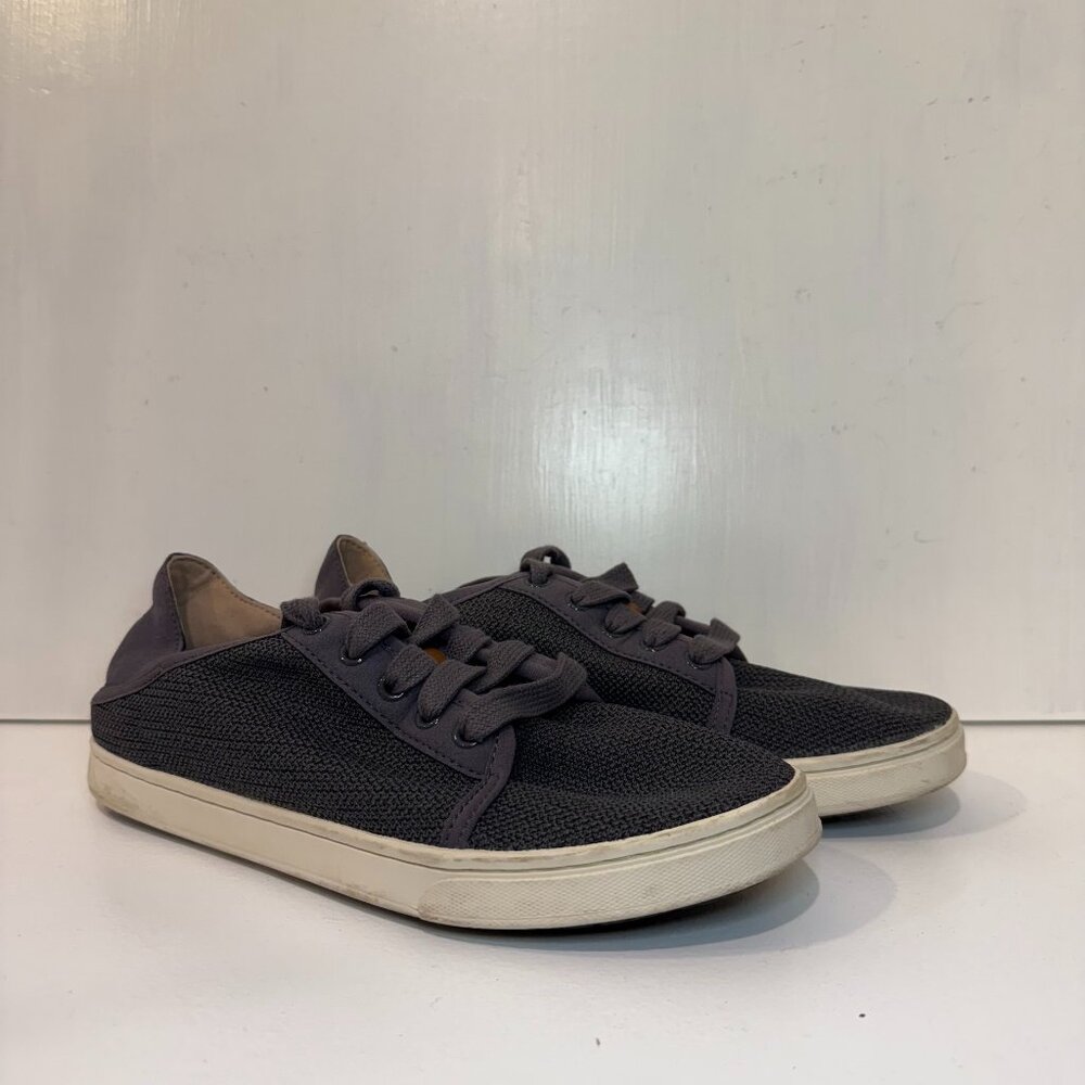 Olukai Pehuea LI Womens Size 6.5 Gray Textile Casual Sneakers Shoes